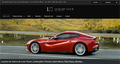 Desktop Screenshot of luxury-club.fr