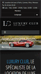 Mobile Screenshot of luxury-club.fr